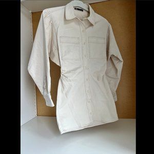 ZARA Denim Cargo Dress